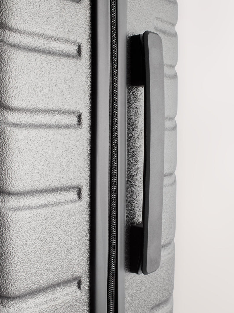 Next grey medium ABS suitcase with 360 wheels, UK version