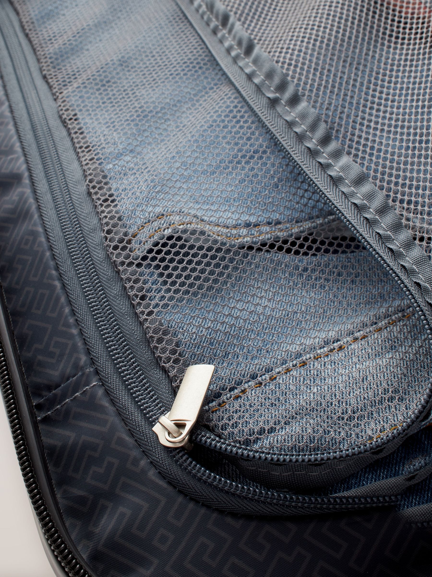 Next grey medium ABS suitcase with 360 wheels, UK version
