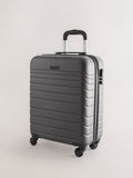 Next grey medium ABS suitcase with 360 wheels, UK version