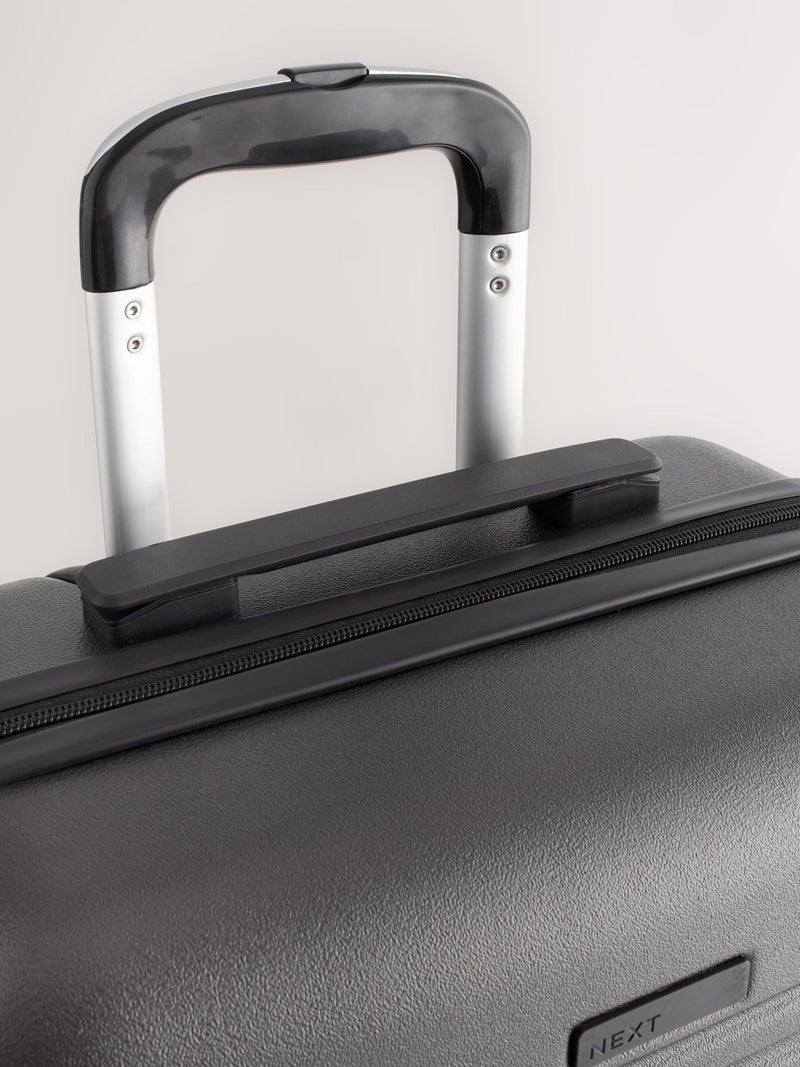 Next grey medium ABS suitcase with 360 wheels, UK version