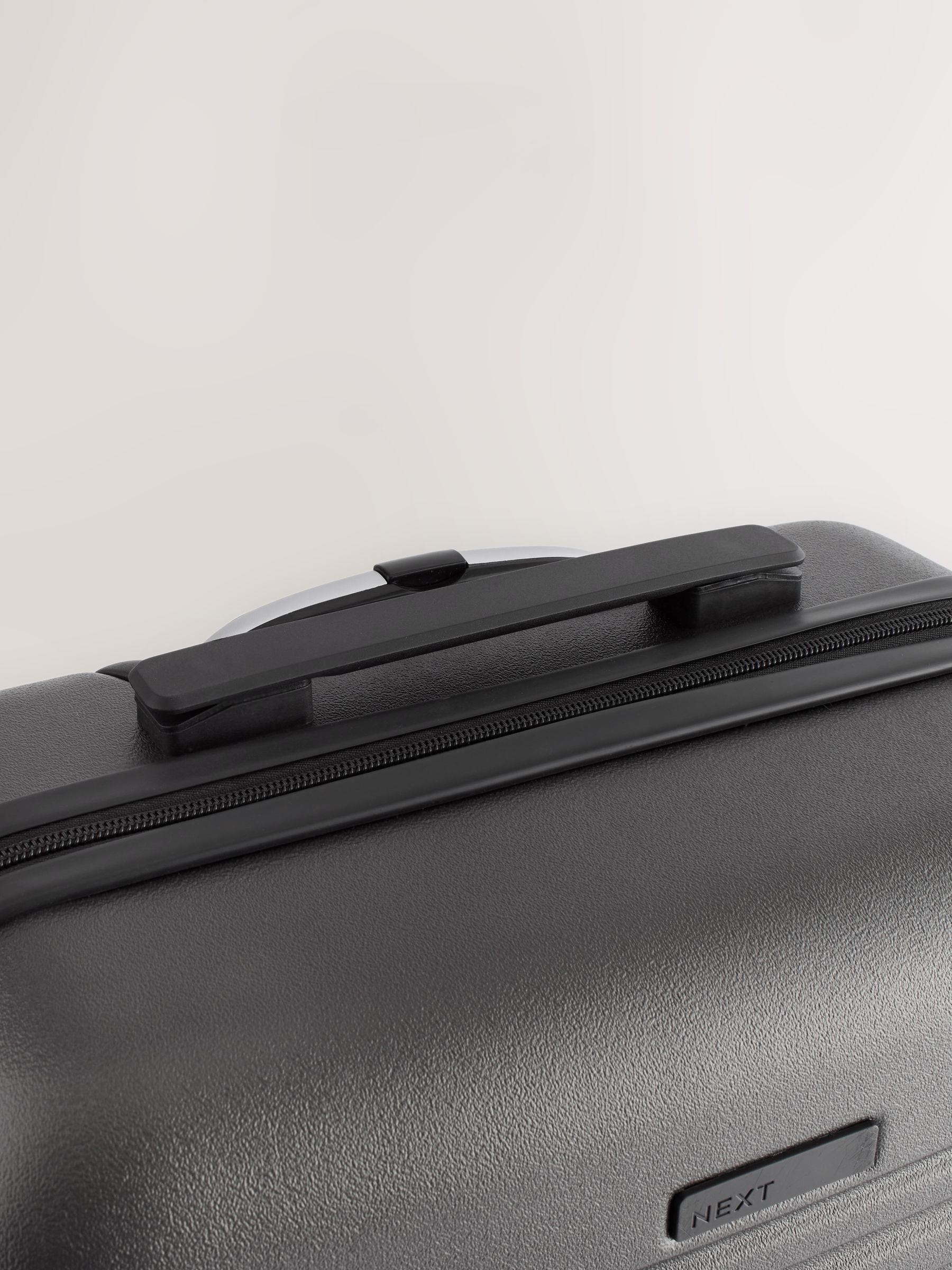 Next grey medium ABS suitcase with 360 wheels, UK version