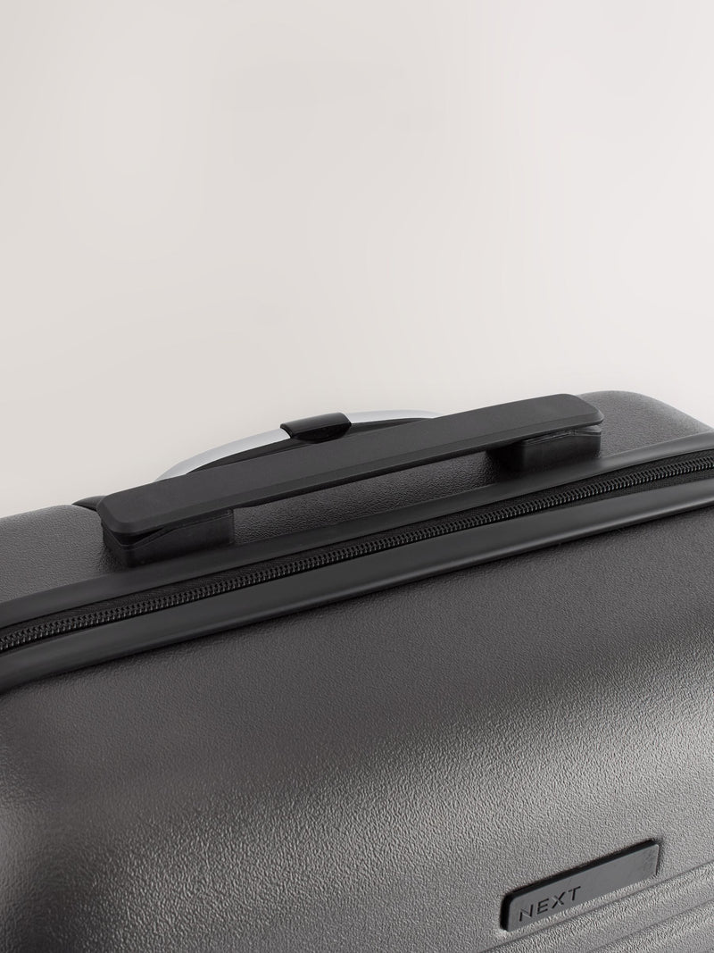 Next grey medium ABS suitcase with 360 wheels, UK version