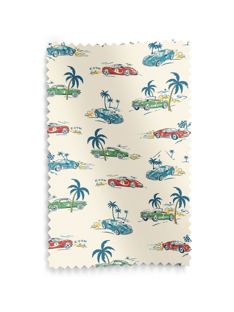 Cath Kidston roman blind with kids fast cars design, UK version