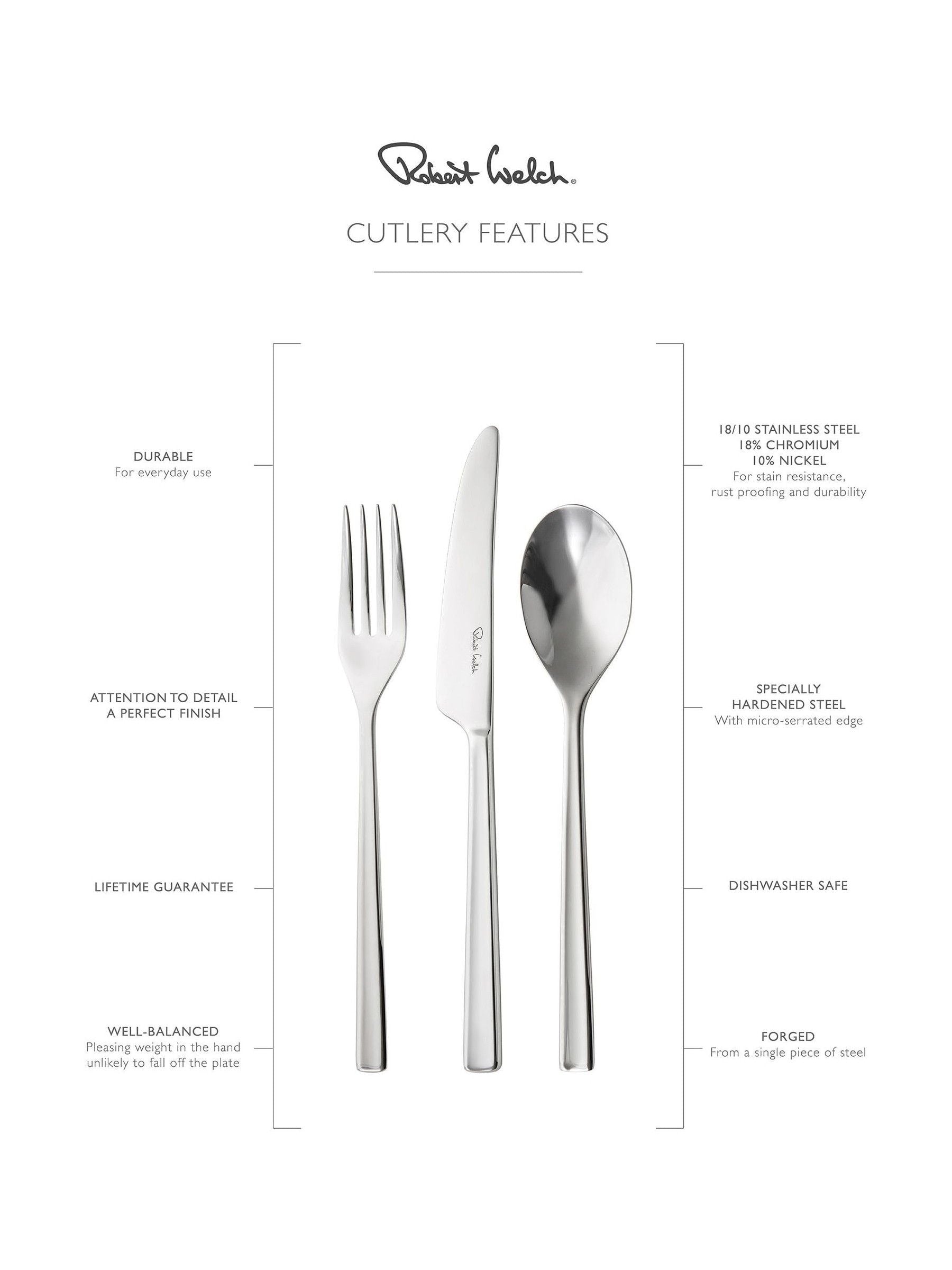 Robert Welch Blockley cutlery set 24 piece, UK version
