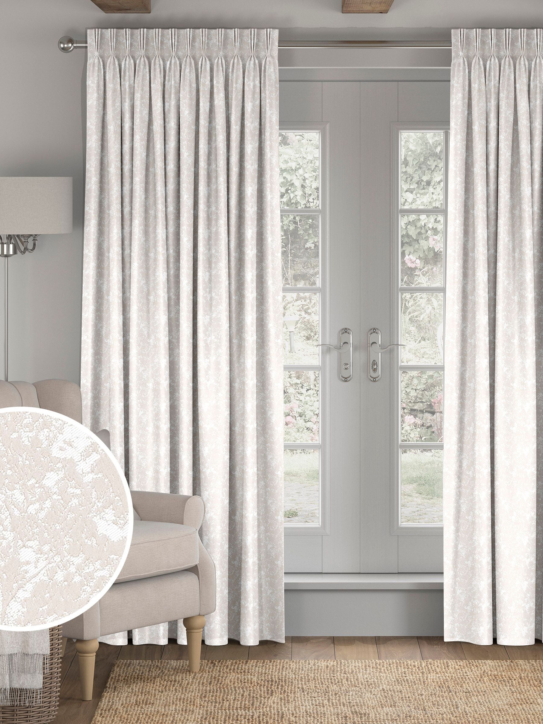 Evin taupe curtains made to measure, UK version