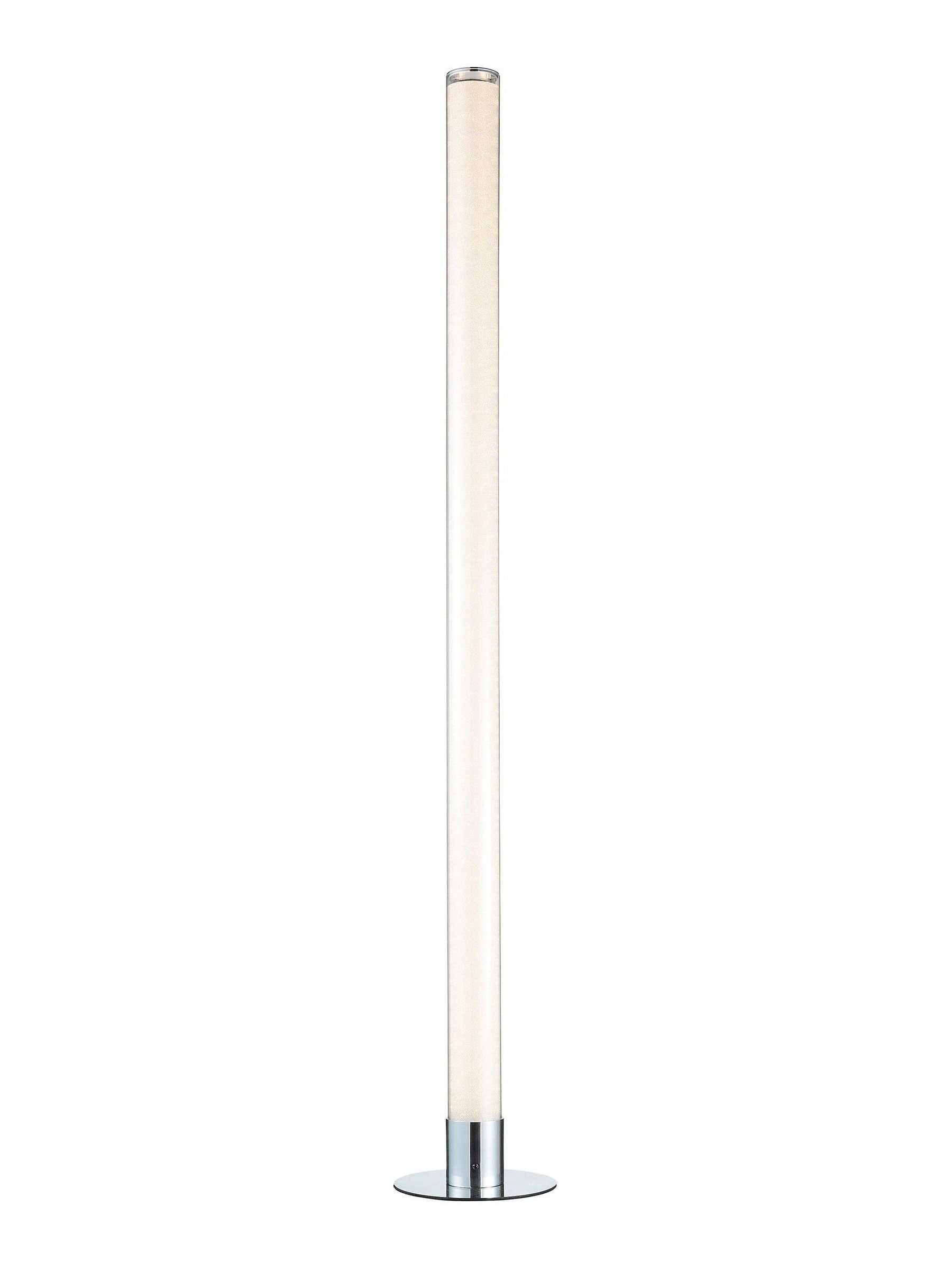 glow Chrome Shimmer cylinder floor lamp from British brand