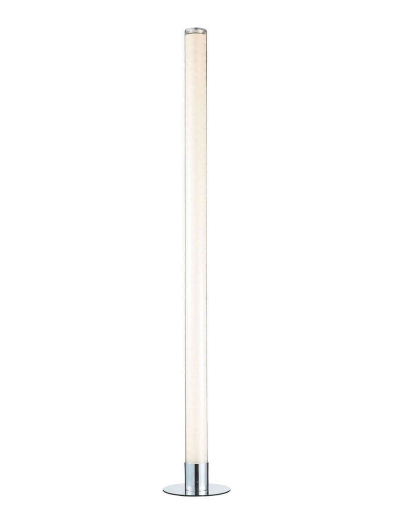 glow Chrome Shimmer cylinder floor lamp from British brand