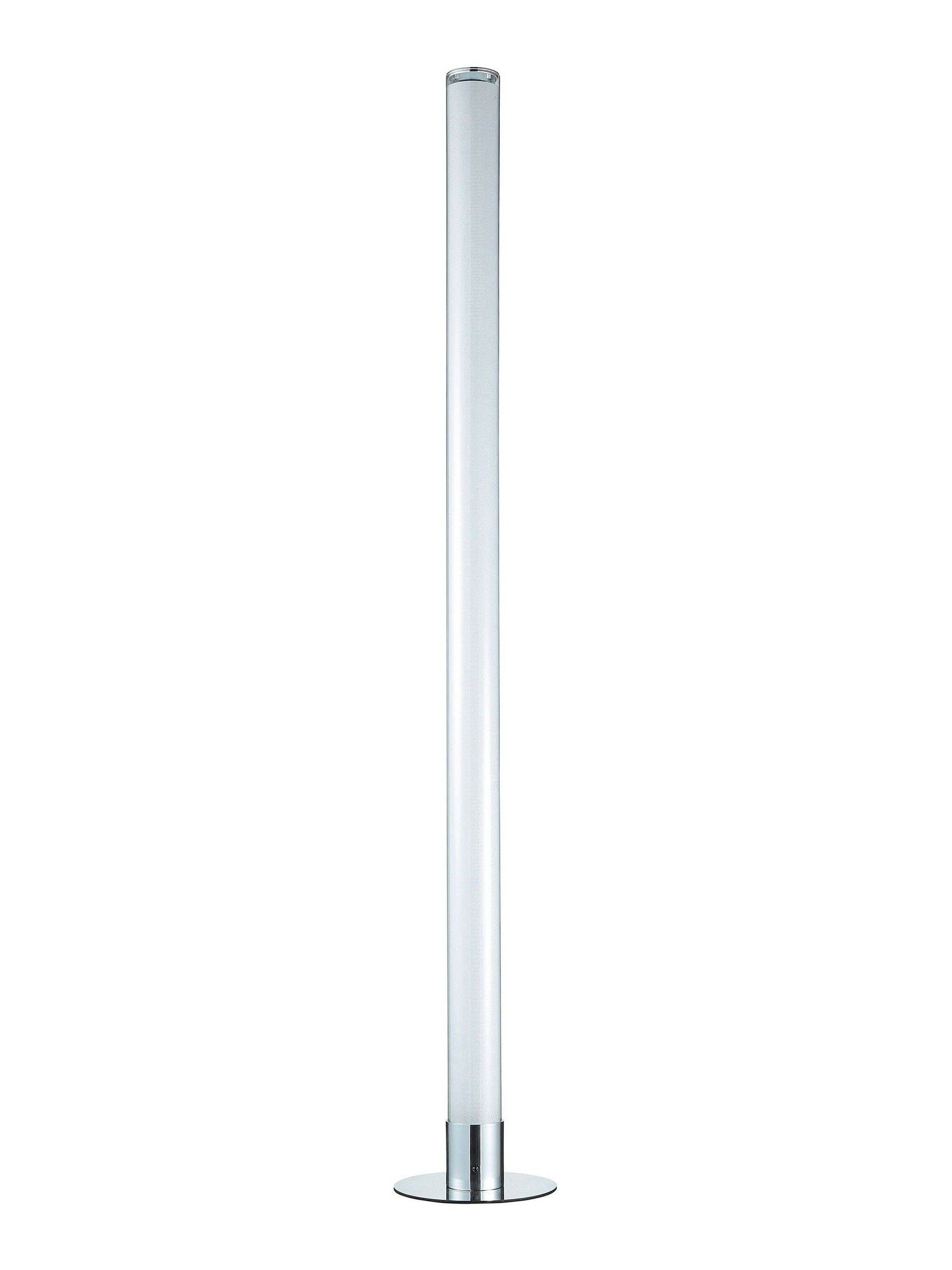 glow Chrome Shimmer cylinder floor lamp from British brand