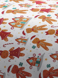 Fusion Multi Gingerbread Christmas Duvet Cover Set - British product