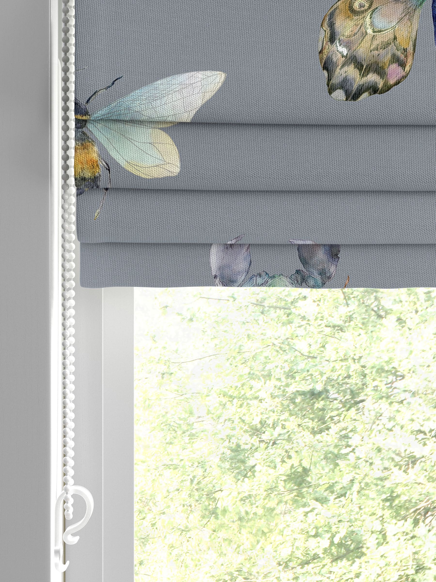 Voyage Maison Fray Roman blind Storm Grey made to measure - British product