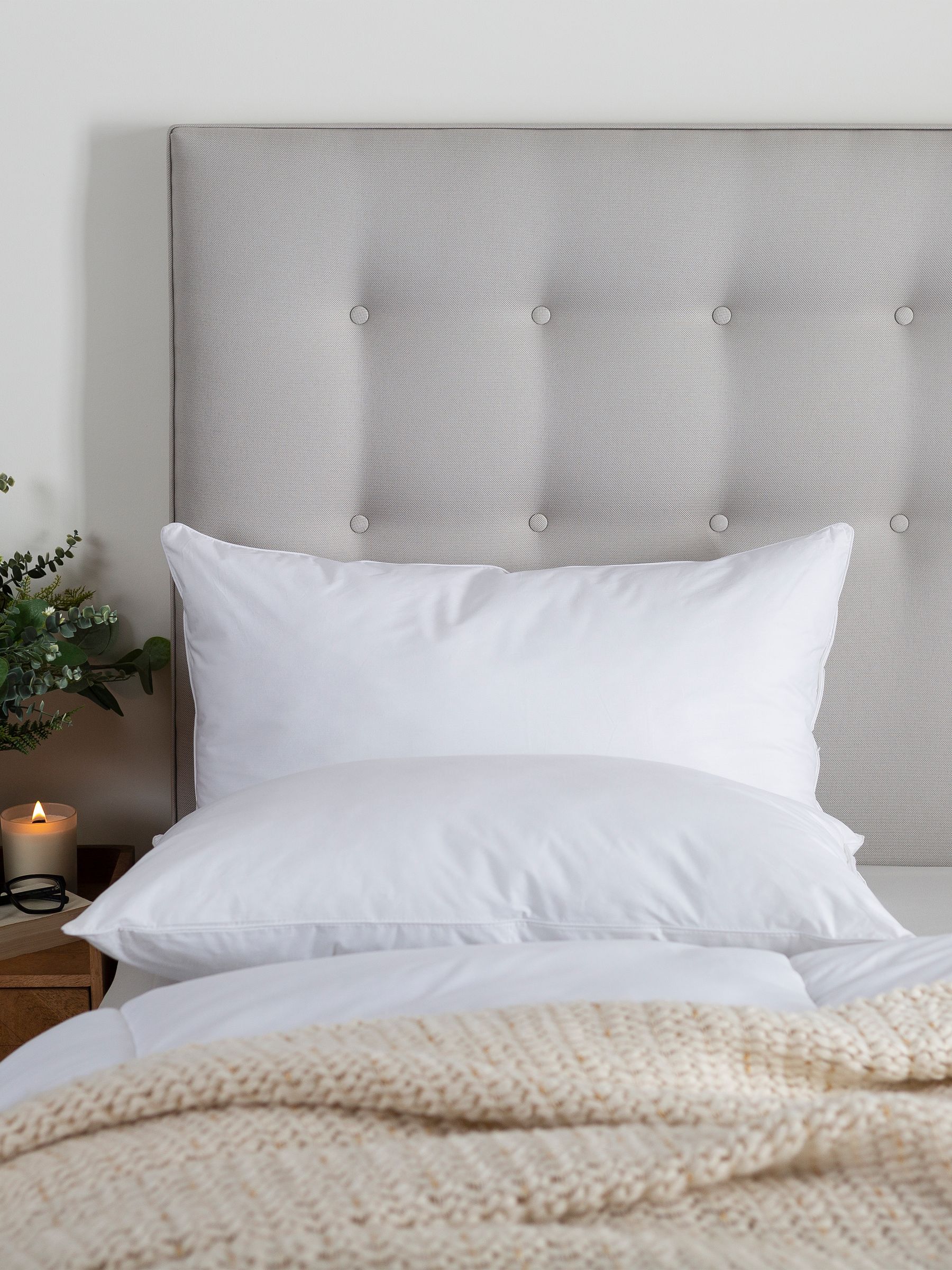 Slumberdown firm side sleeper pillows 2 pack - British product