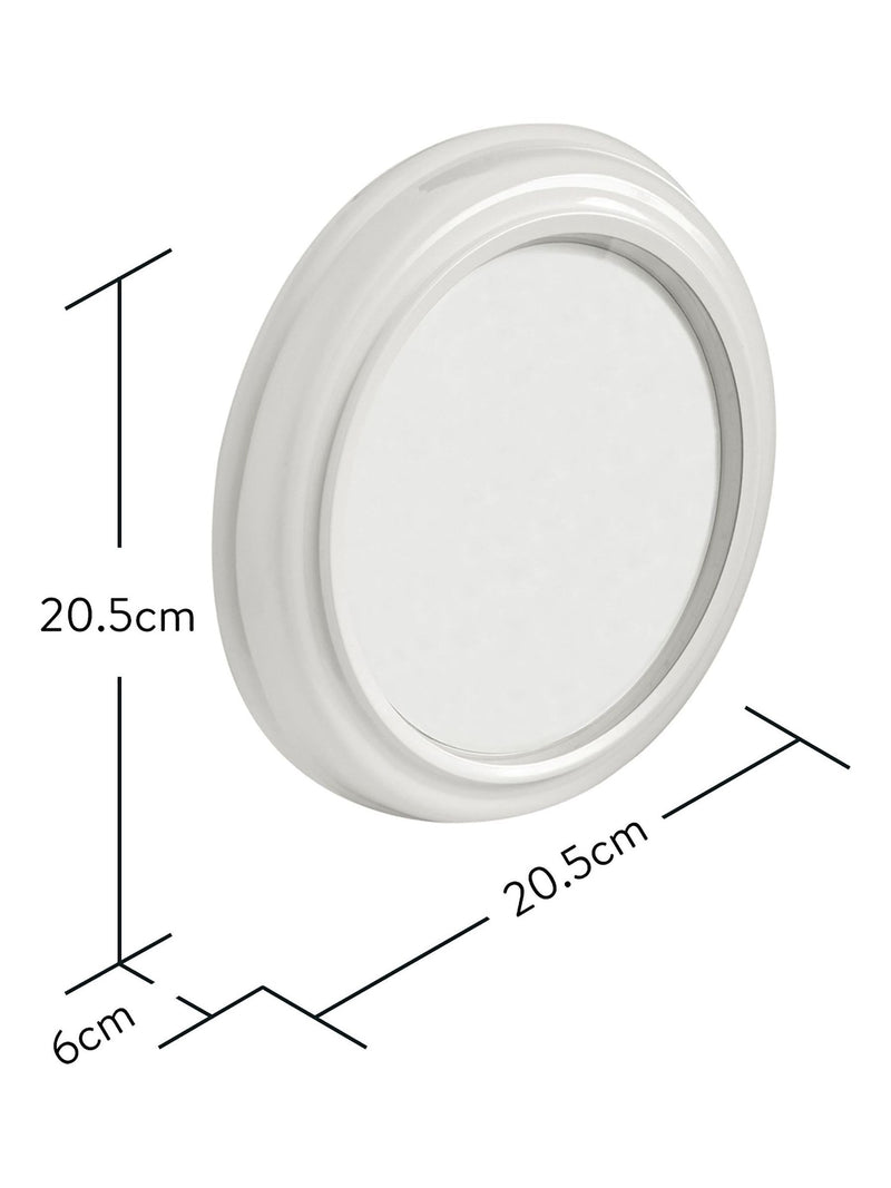 Brookpace Lascelles cream deco style wall clock 25cm - British product