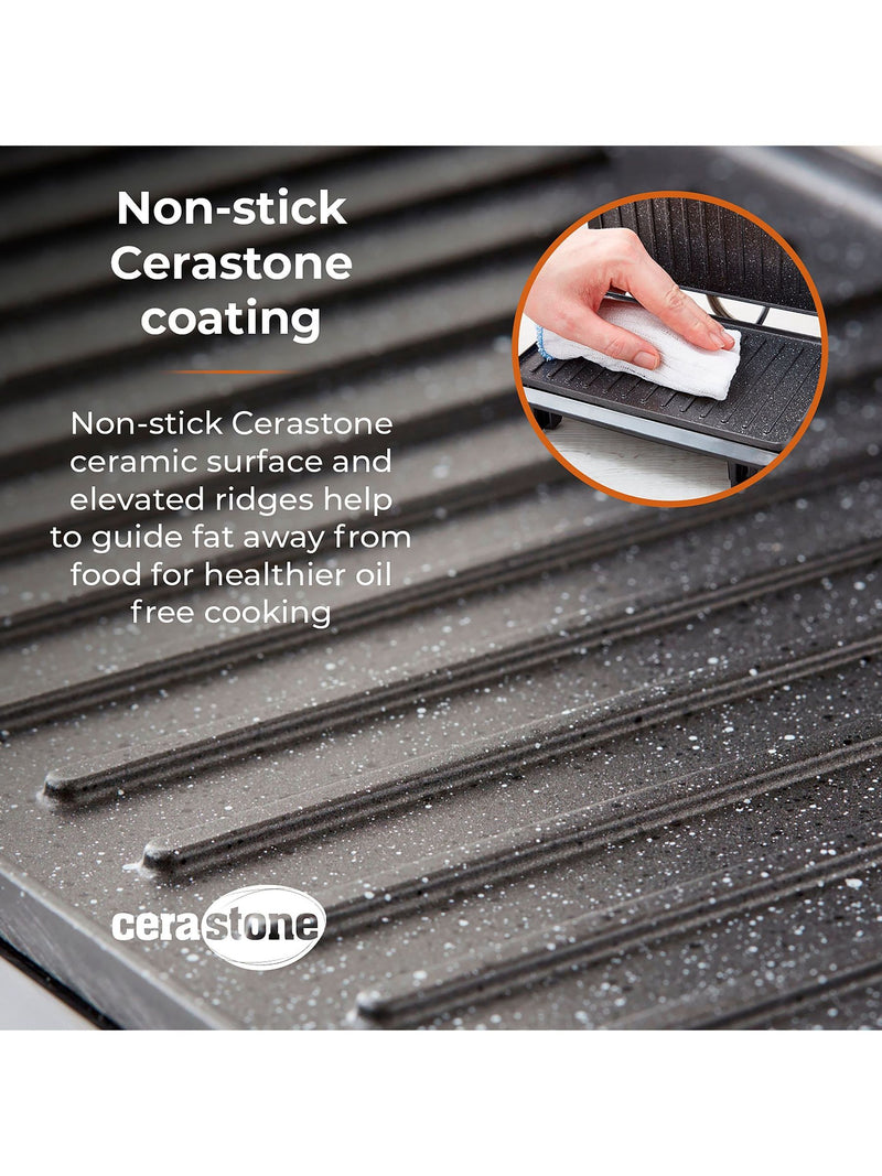 Tower Silver Panini Grill 750W (British brand)