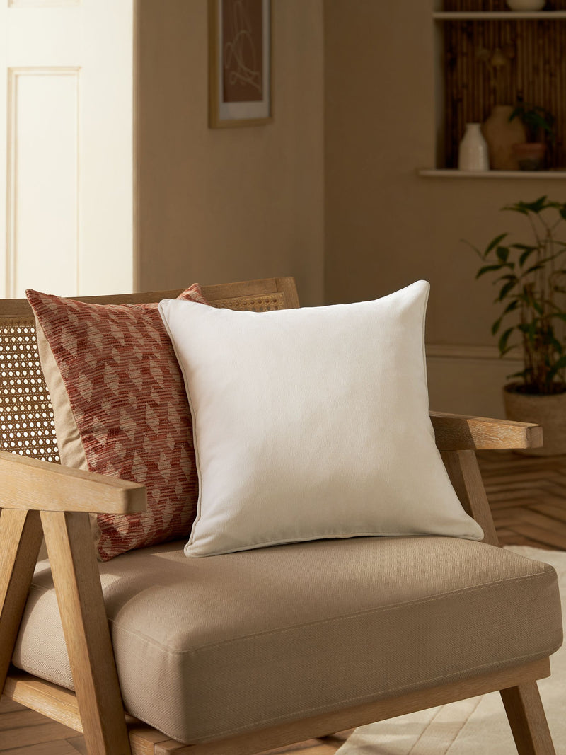 Burnt Orange 59 x 59cm Soft Velour Cushion