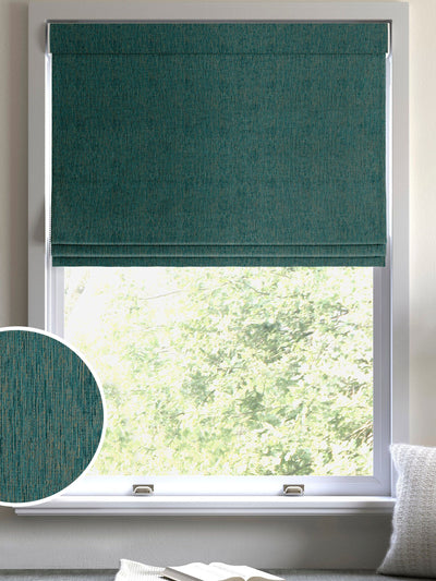 Next Peacock Jaya Made to Measure Roman Blind- Buy online at McGrocer