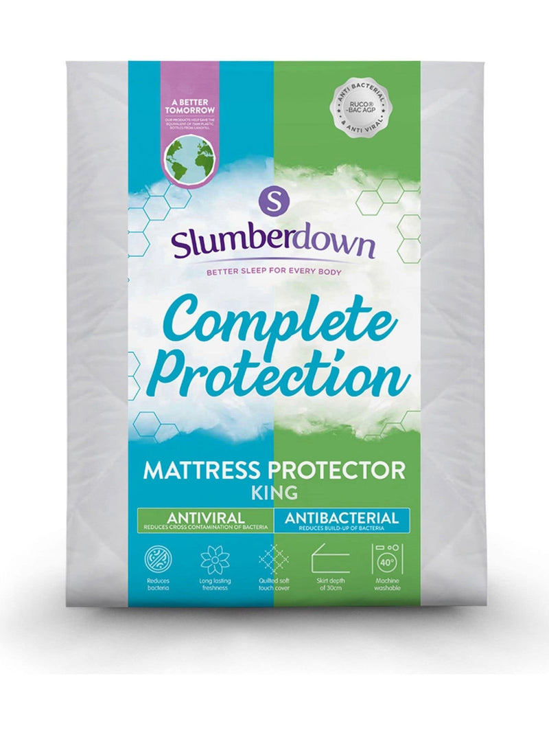 Slumberdown Anti Viral Mattress Protector 30cm Depth (British brand)
