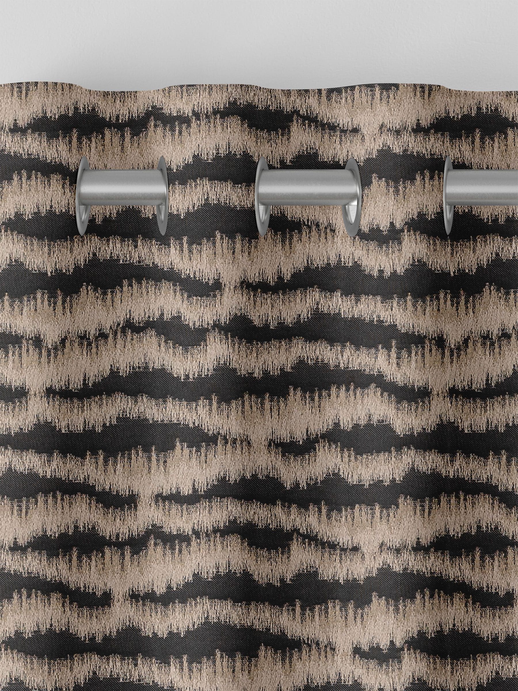 Motte black made to measure curtains, imported from the UK
