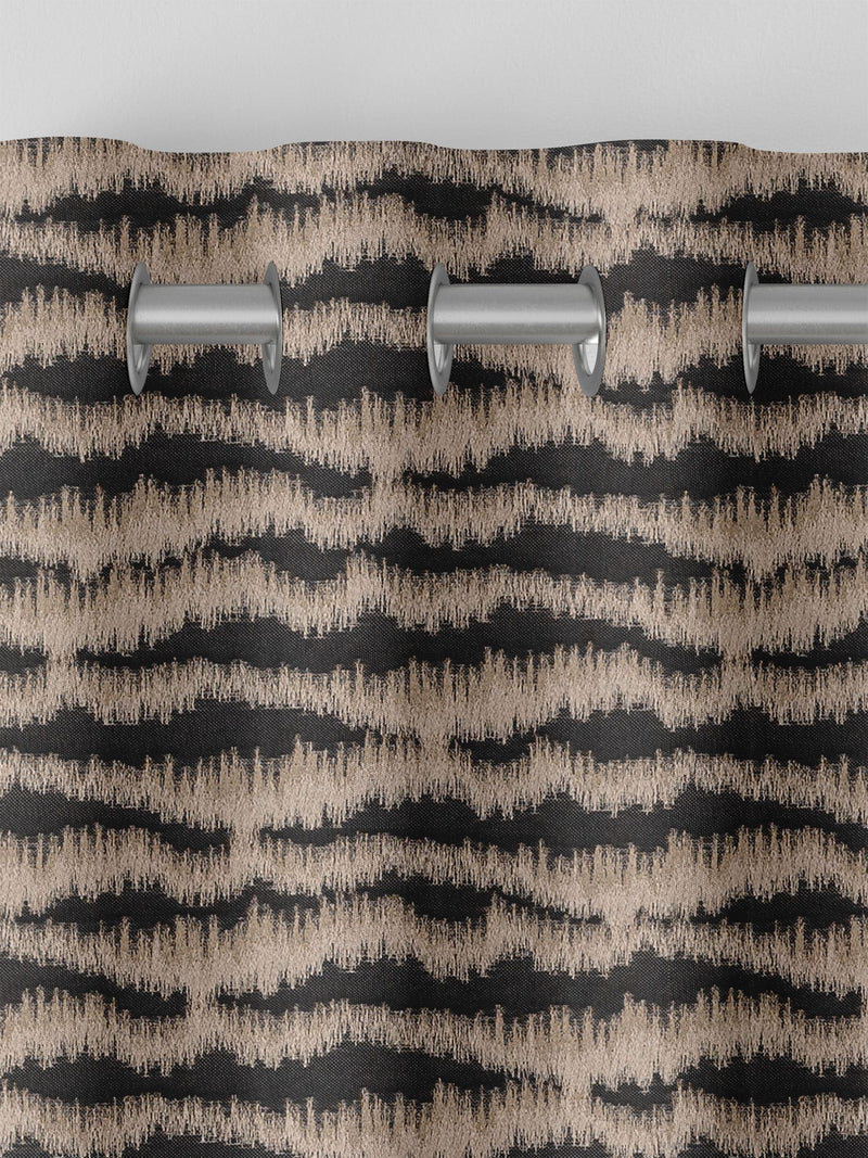 Motte black made to measure curtains, imported from the UK