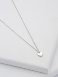 Ted Baker heart pendant necklace silver tone 42-47cm (British brand)
