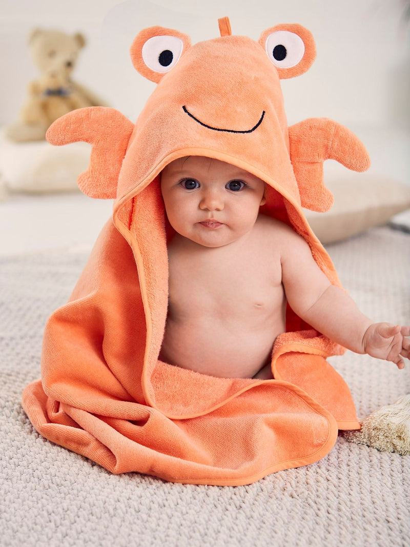 JoJo Maman Bébé Green Dino Character Hooded Towel 75 x 75cm
