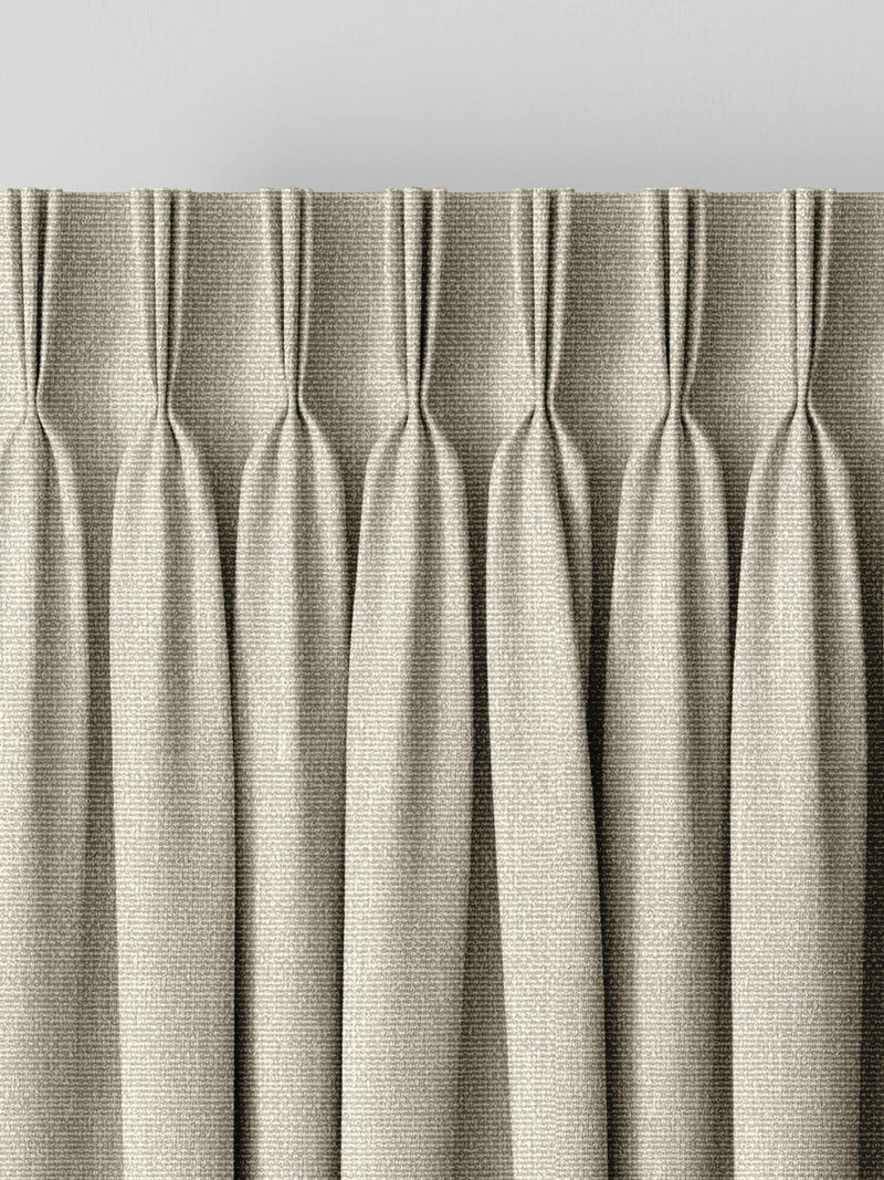 Harvi oyster natural made to measure curtains, imported from the UK
