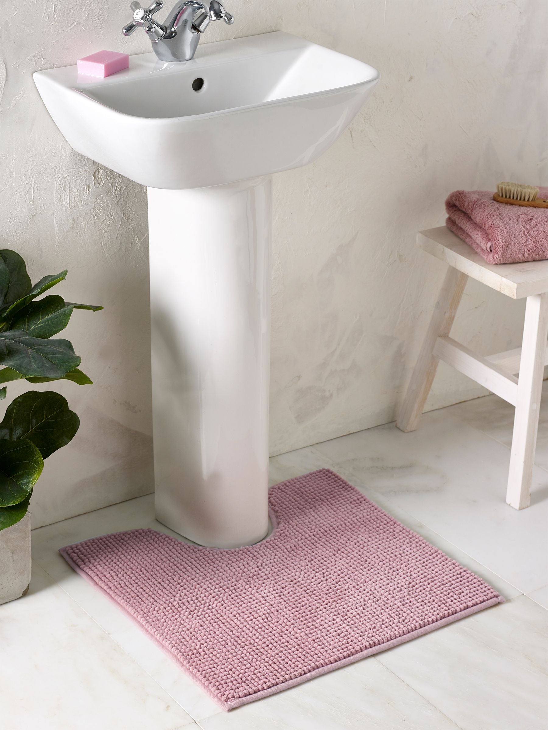 Sage Green Bobble Bath Mat
