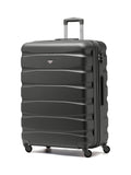 Flight Knight Cream Large Hardcase Lightweight Check-In Suitcase with 4 Wheels 29 inch