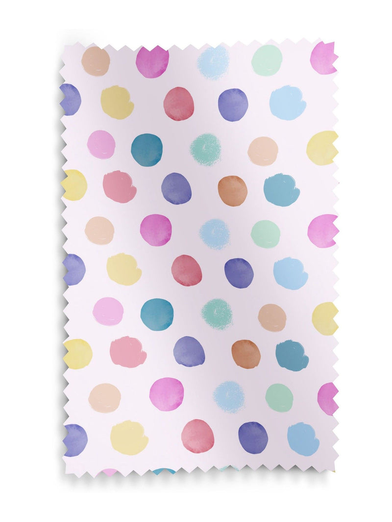 Voyage Maison dotty pink blackout roller blind, imported from the UK