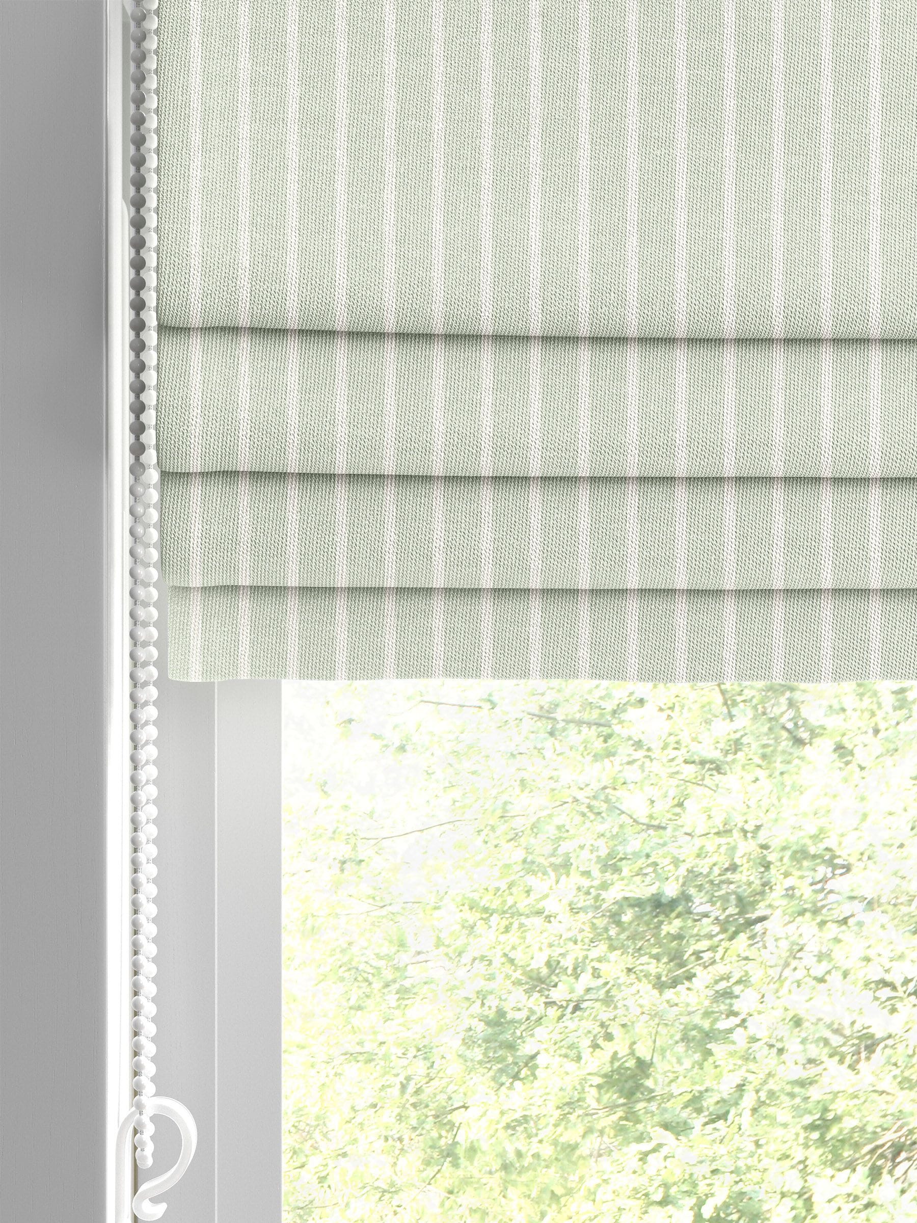 Franklin roman blind in mint green 100% cotton fabric - British product