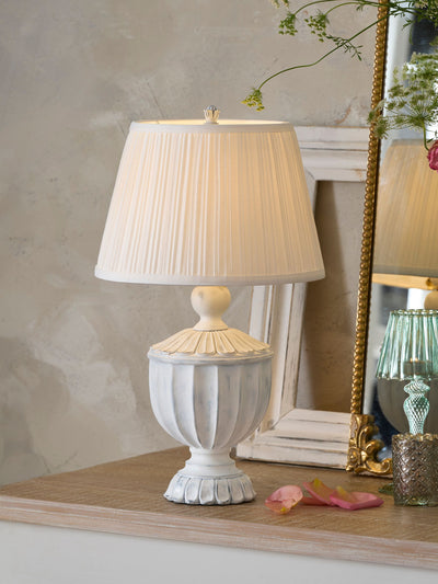 Next Shabby Chic by Rachel Ashwell White Florence Table Lamp- Buy online at McGrocer