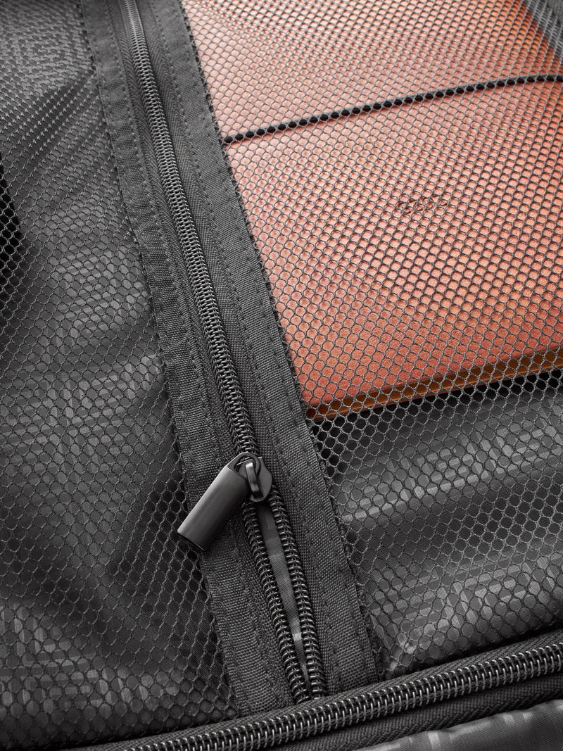 Black medium suitcase with ABS hard shell and TSA lock - British product