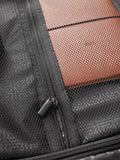 Black medium suitcase with ABS hard shell and TSA lock - British product
