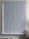 Franklin navy blue stripe roman blind, UK version