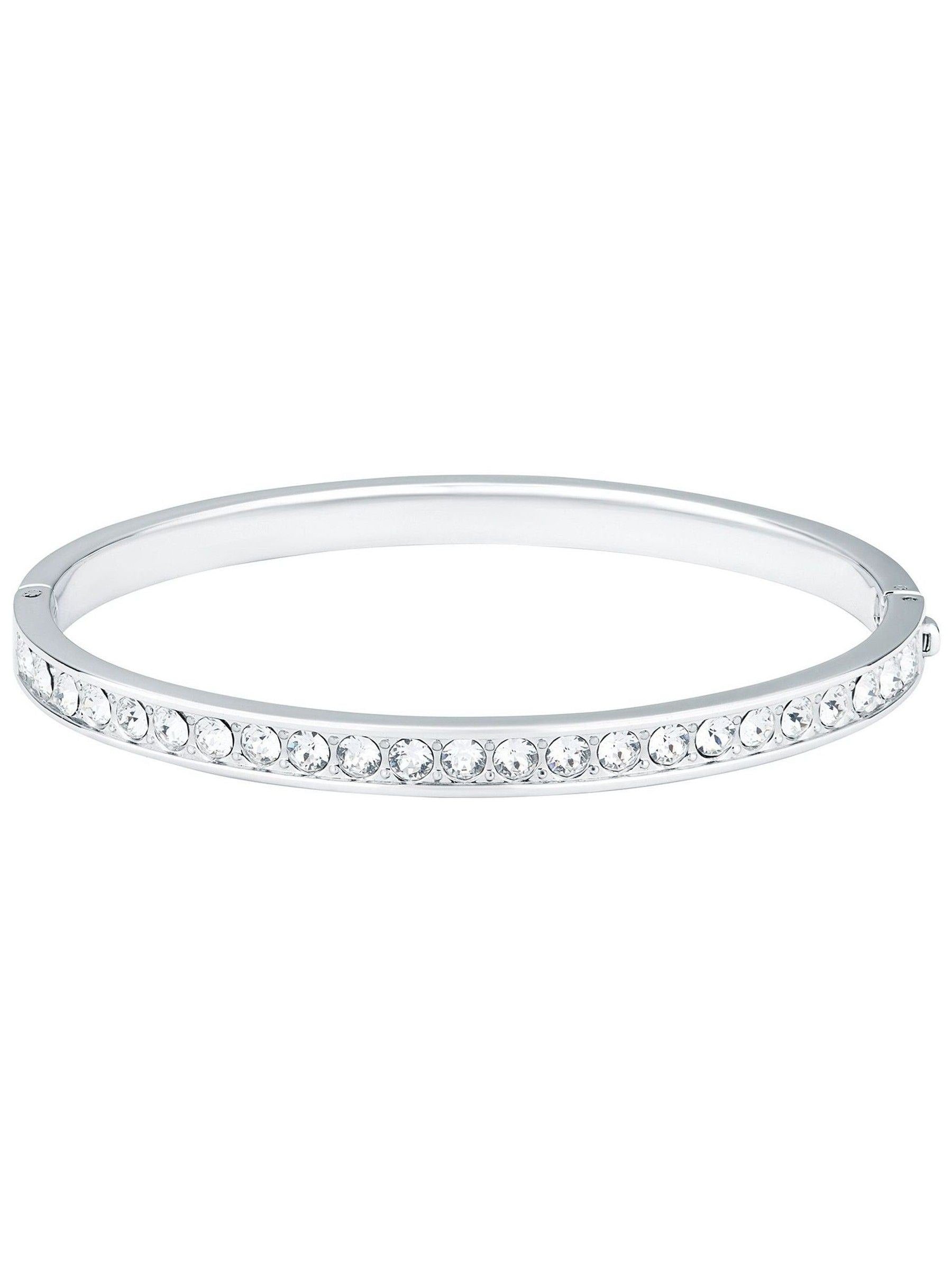 Ted Baker crystal hinge bangle silver tone (British brand)
