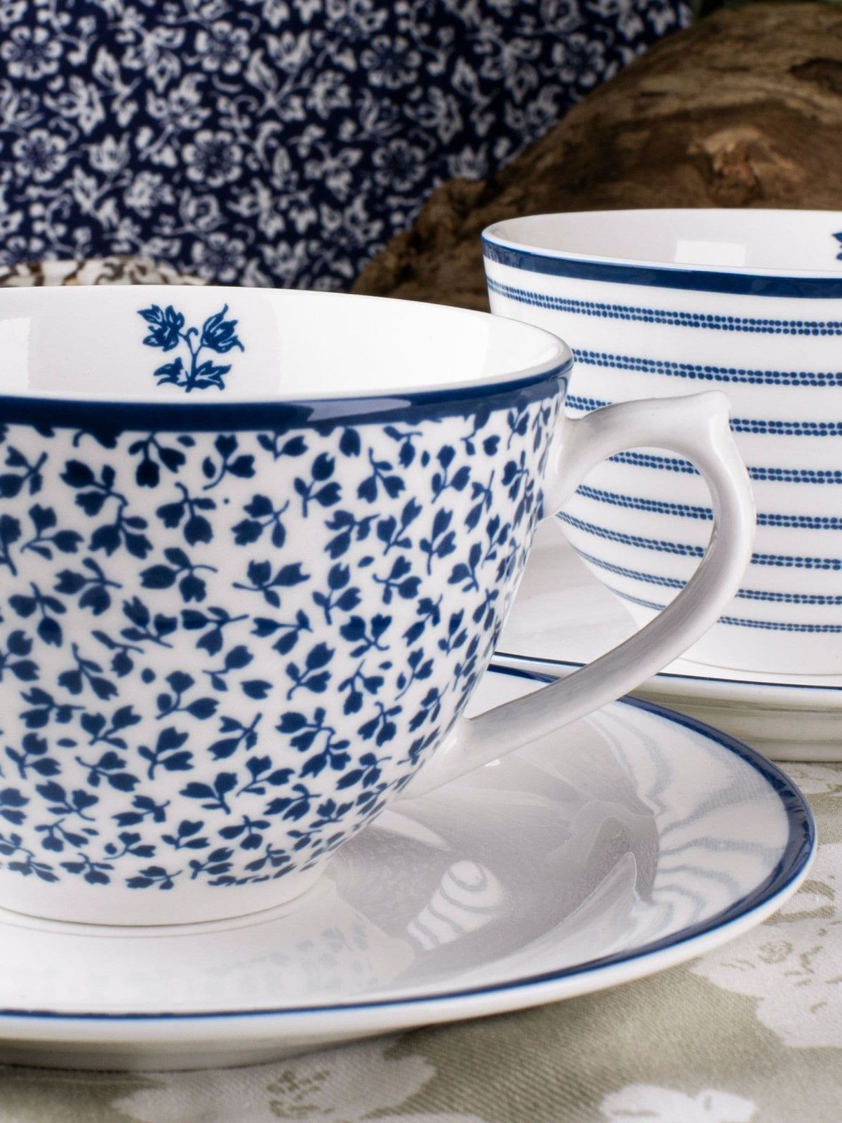 Laura Ashley Blue cup and saucer Blueprint collectables