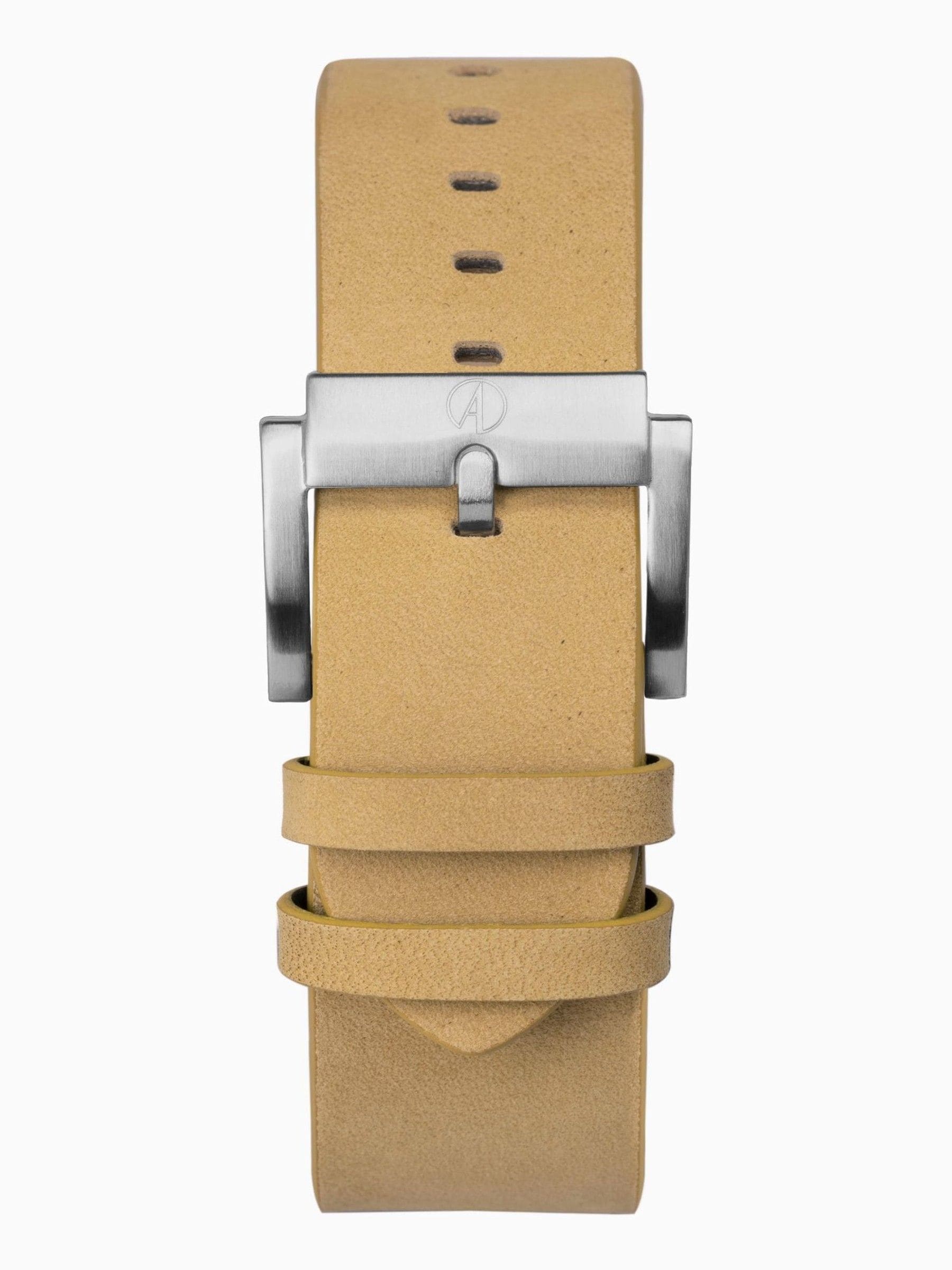 Accurist brown origin leather strap chronograph watch - British product