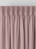 Shell pink velvet made to measure curtains (British brand)