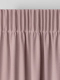 Shell pink velvet made to measure curtains (British brand)
