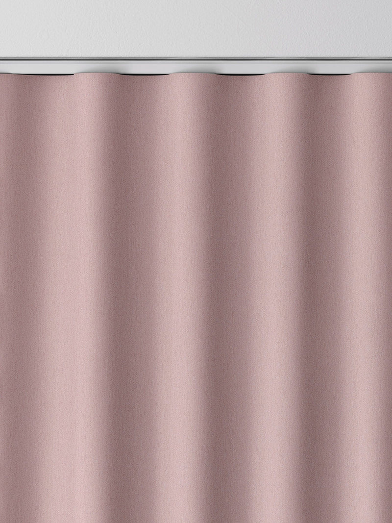 Shell pink velvet made to measure curtains (British brand)