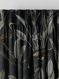Graham & Brown Midnight Black Glasshouse curtains, UK version