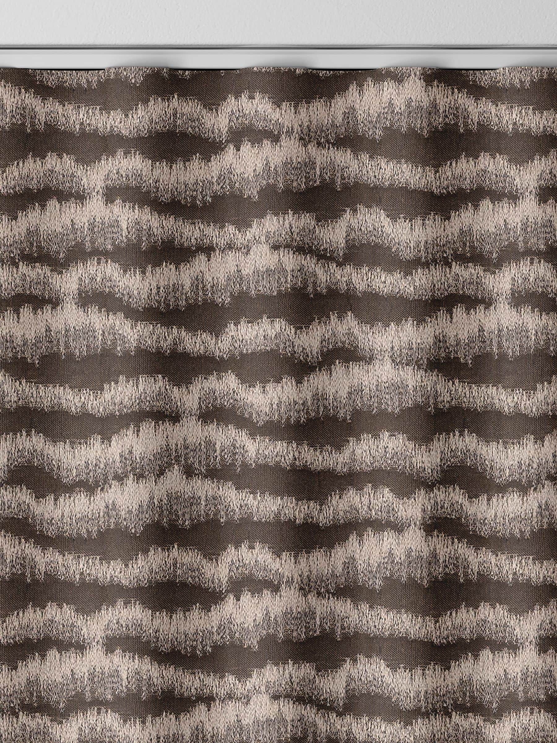 Brown Motte Truffle made to measure curtains, UK version