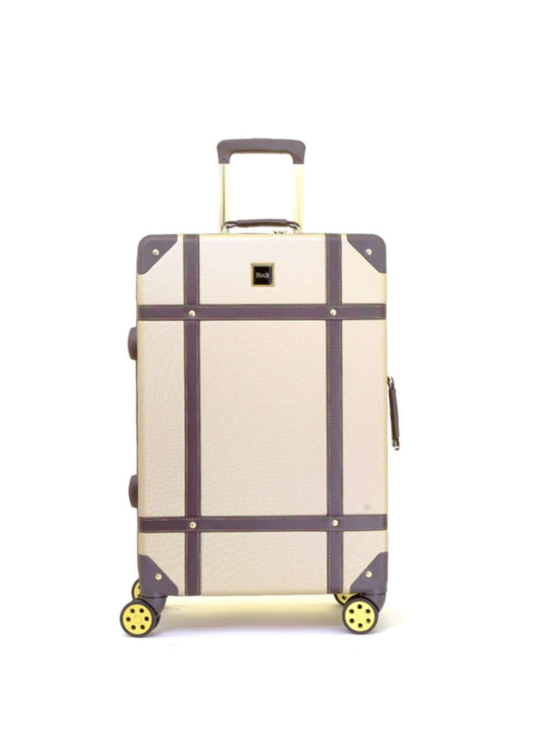 Rock Luggage Gold Vintage Medium Suitcase