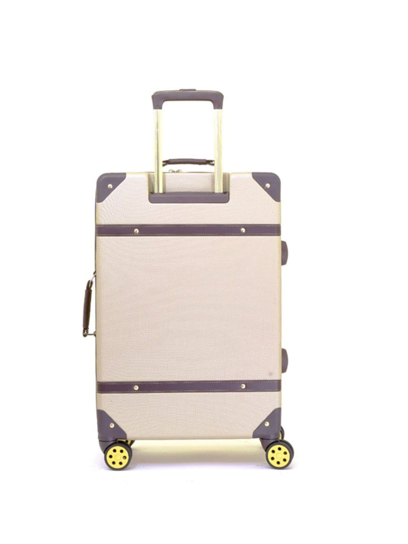 Rock Luggage Gold Vintage Medium Suitcase