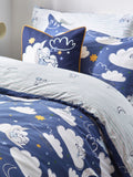 Peter Rabbit™ Blue Sleepy Head Timeless Printed Duvet Cover and Pillowcase Set
