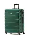 Flight Knight Cream Large Hardcase Lightweight Check-In Suitcase with 4 Wheels 29 inch