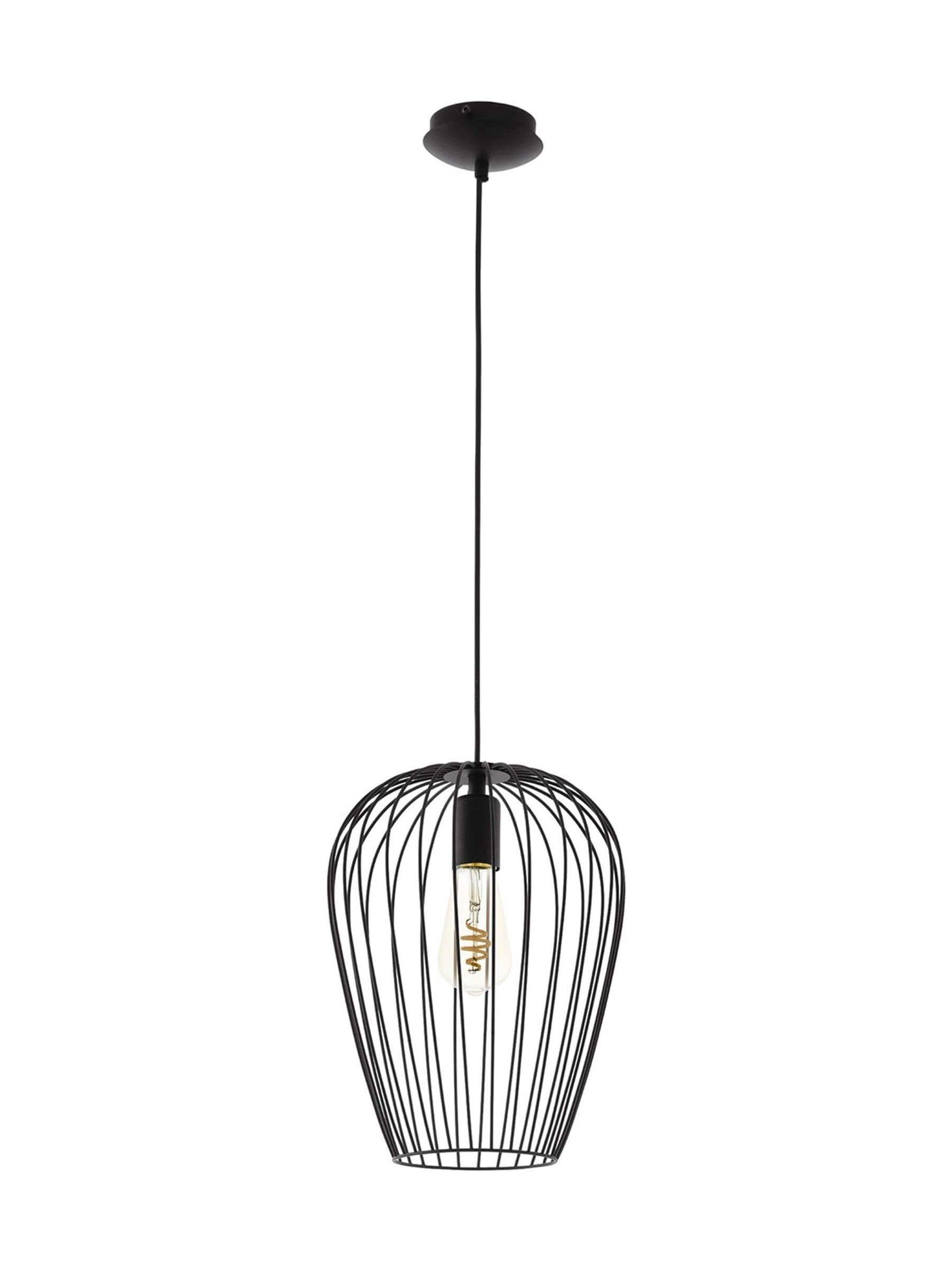 Eglo Newtown large caged pendant light, imported from the UK
