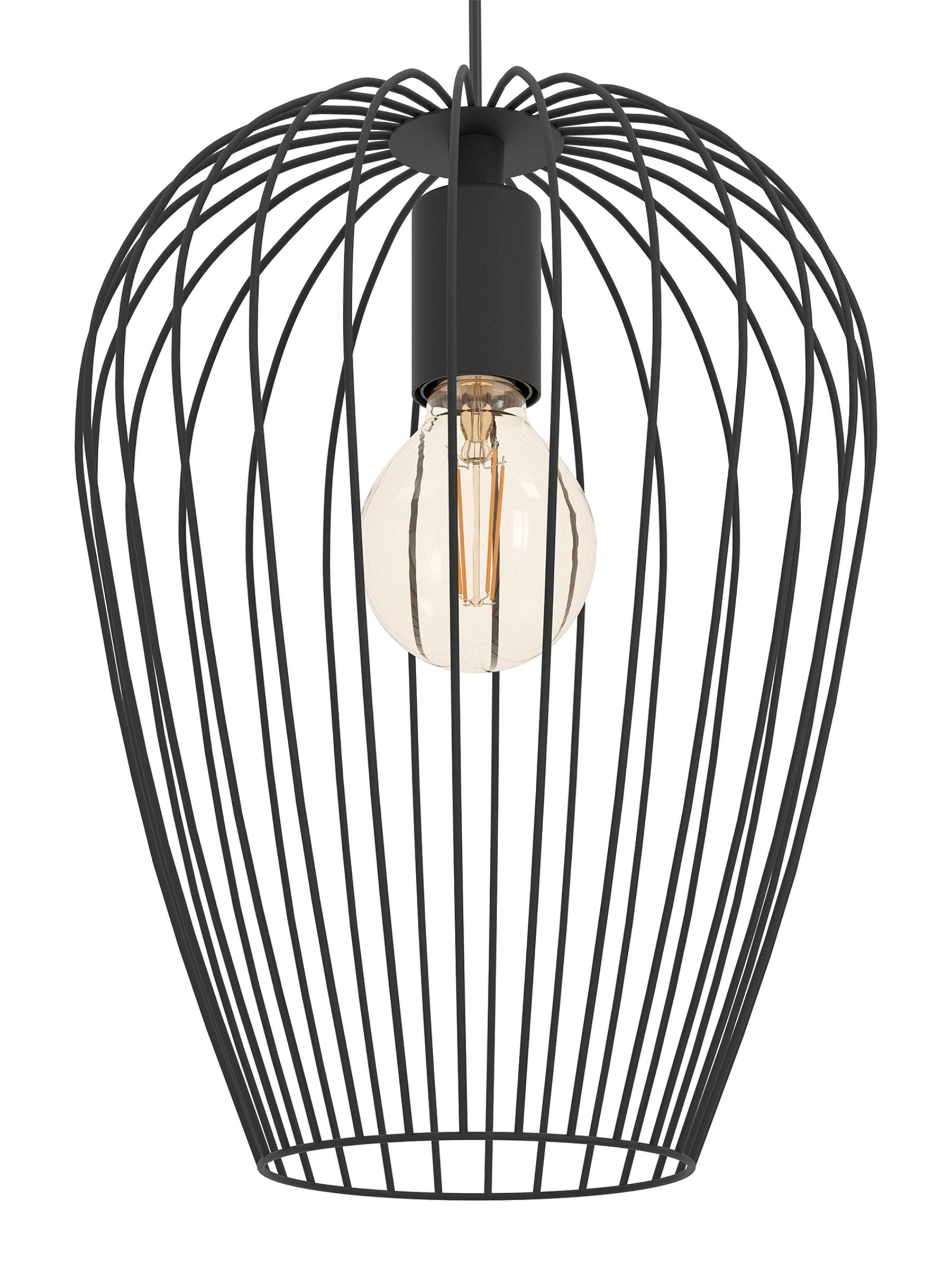 Eglo Newtown large caged pendant light, imported from the UK