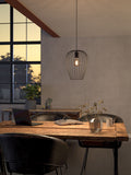 Eglo Newtown large caged pendant light, imported from the UK