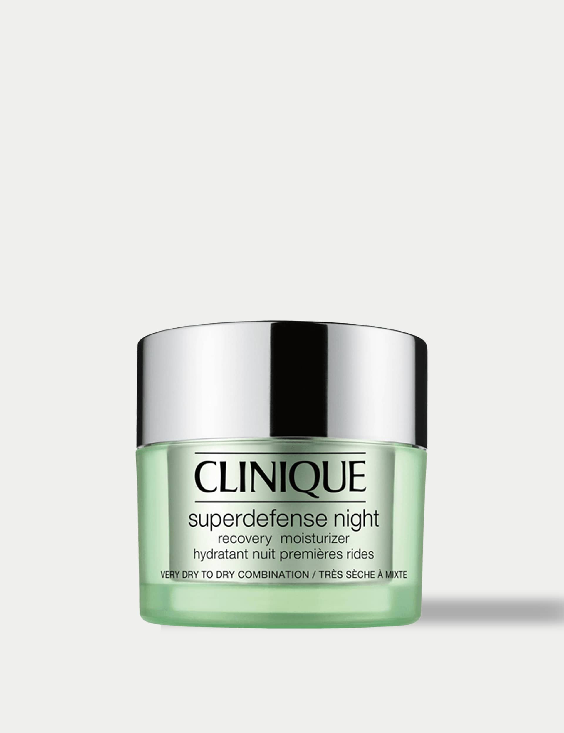 Clinique Superdefense night recovery moisturizer dry combination 50ml (British brand)