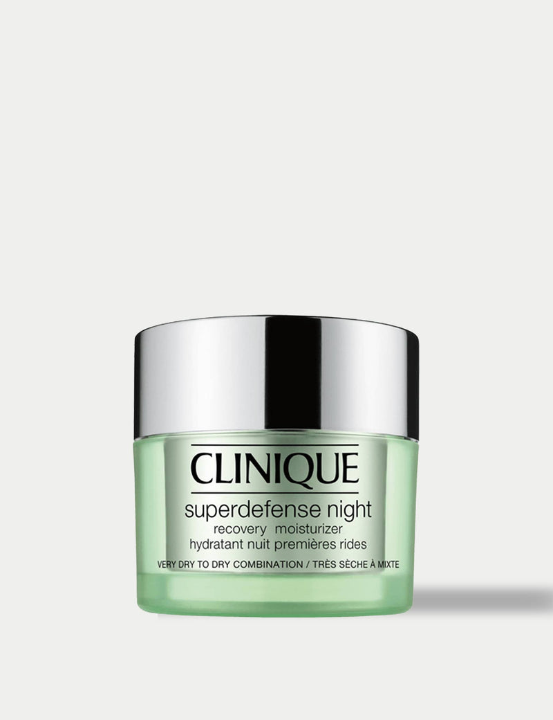 Clinique Superdefense night recovery moisturizer dry combination 50ml (British brand)